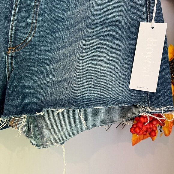 Boyish THE CODY Denim High Rise Cut Off Short Sz 27 in THE BIRDS - Picture 4 of 9